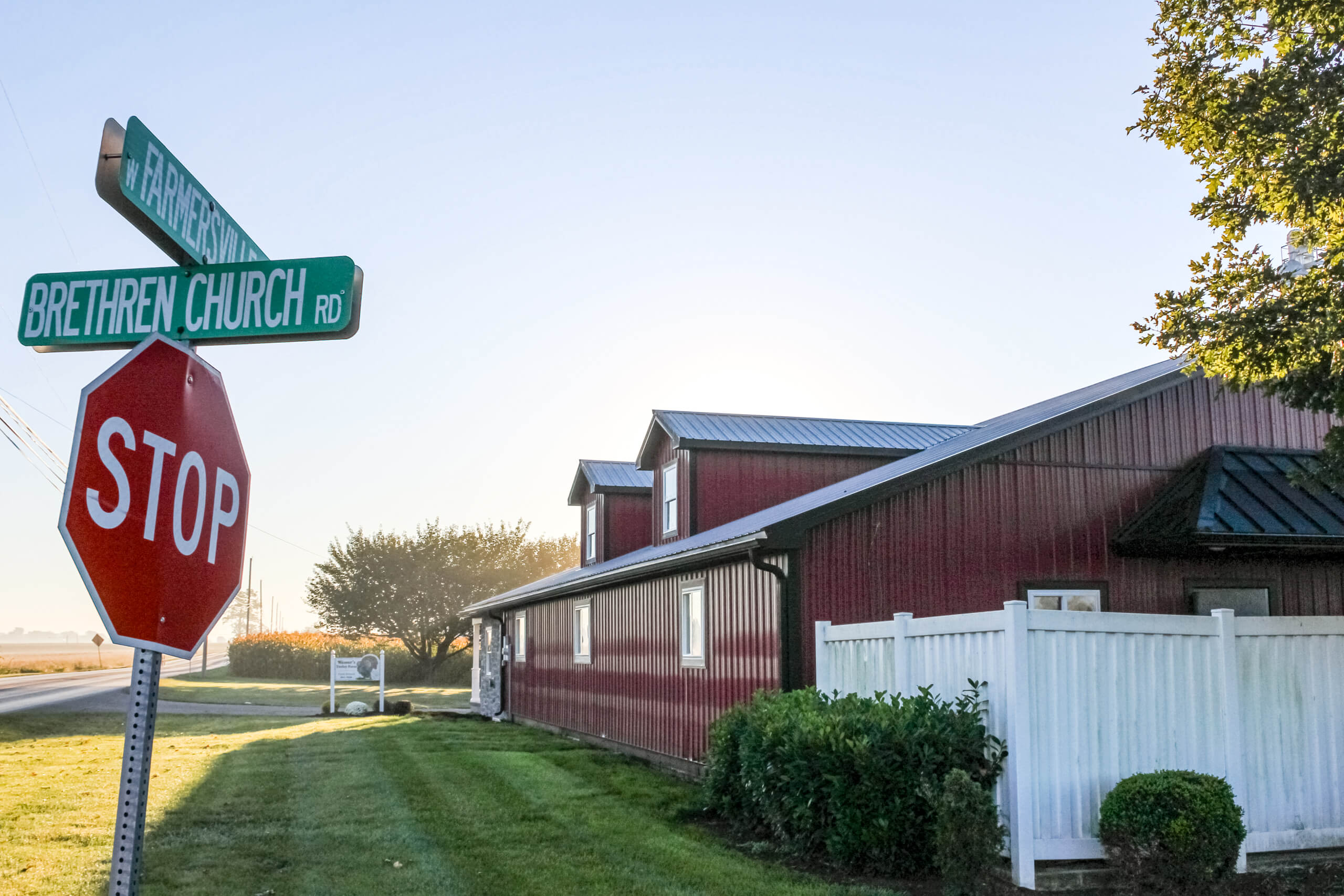 Weaver's Turkey Farm store sign